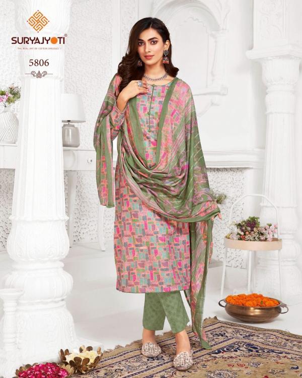 Suryajyoti Trendy Cotton Vol 58 Heavy Cotton Dress Material Collection